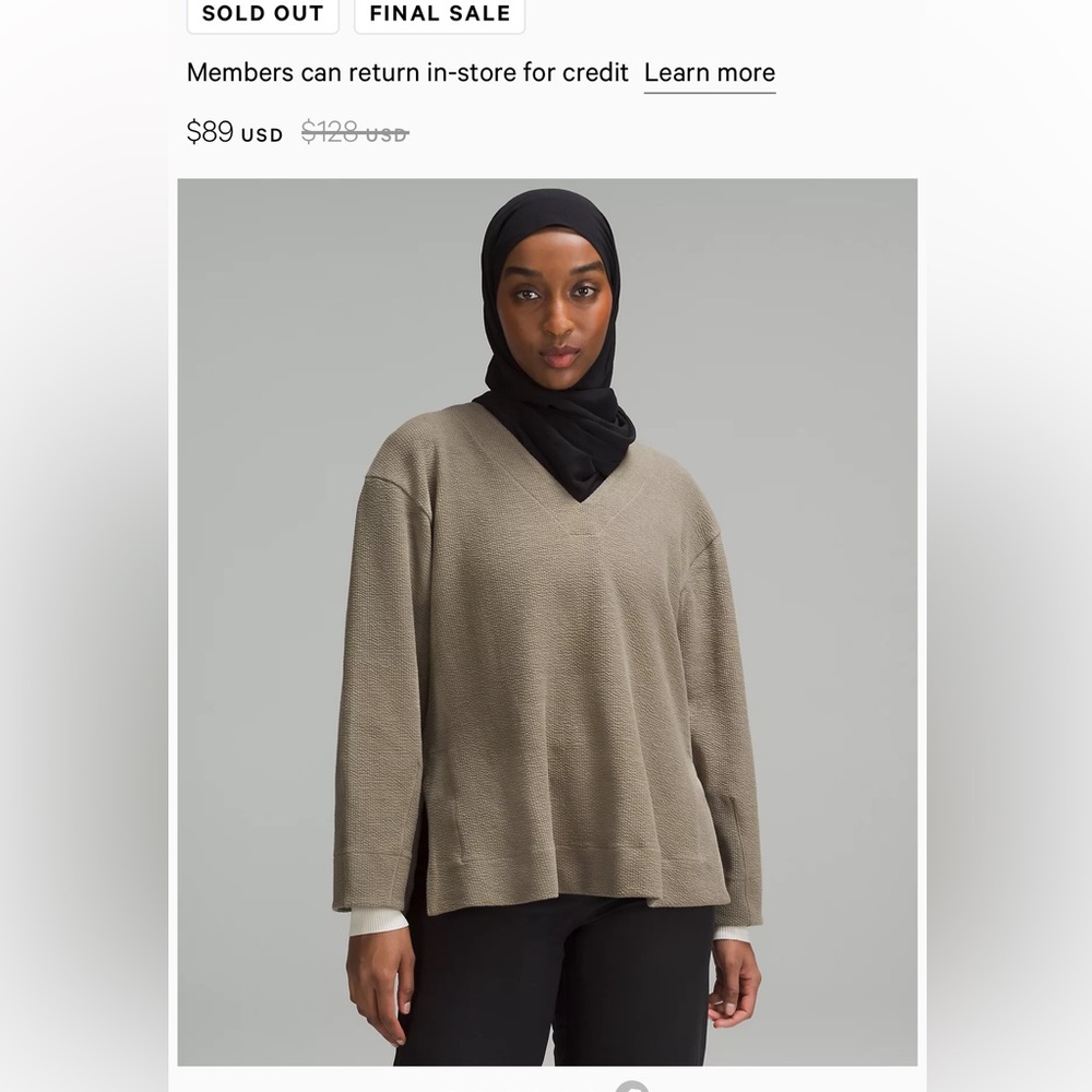 Lululemon pullover - Picture 2 of 2